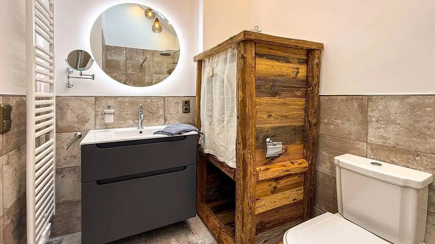 Ferienhaus für 6 Personen, mit Terrasse und Garten sowie Sauna in Hage - 4