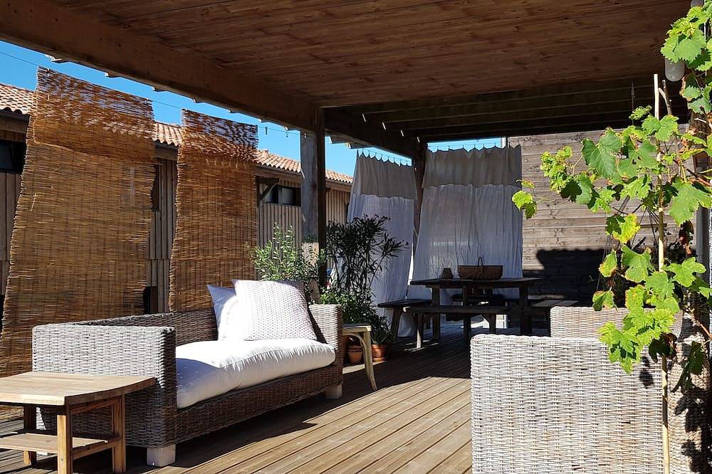 Contis Plage - Haus Holz 80m² + 35M² Terrassen in Contis, Saint-Julien-en-Born