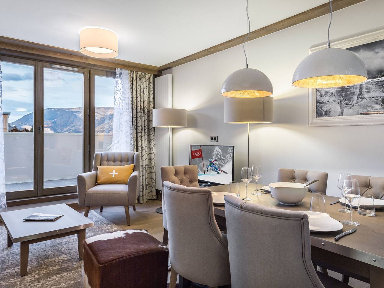 Ganze Wohnung, Appartement moderne à Courchevel Village – Proche commerces et pistes, parking et salle de fitness inclus in Saint-Bon-Tarentaise, Les Trois Vallées