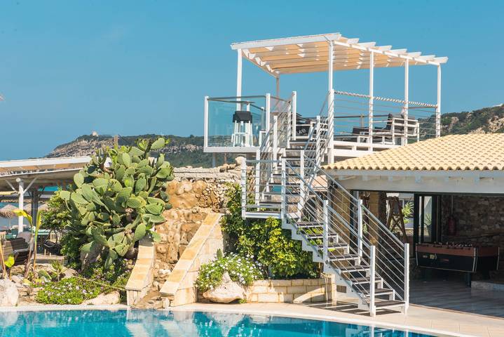 Hel studio-lejlighed, Studio for 3 personer med balkon in Arillas, Korfu