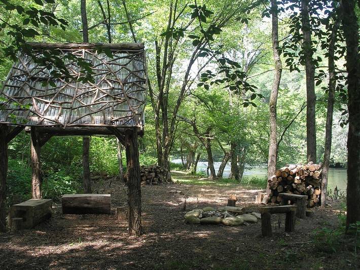 Log cabin for 6 people, with pets in Nantahala