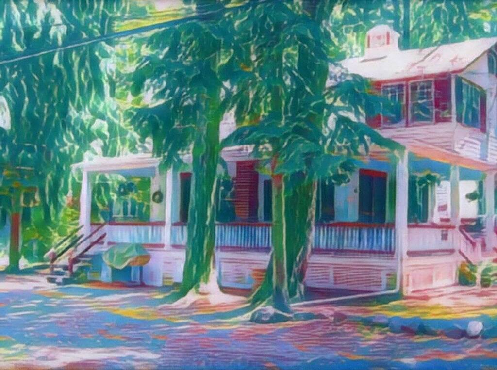 Original-Campmeeting Haus mit geräumigen Wrap-around proch in Mount Gretna Heights, Lebanon County