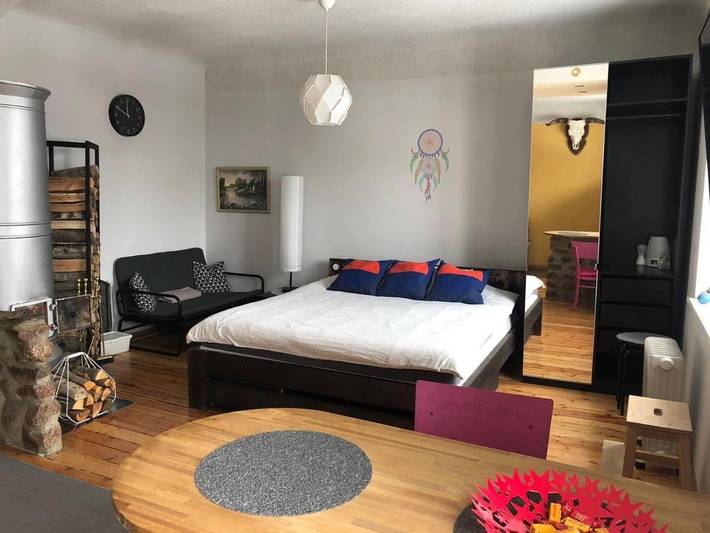Ferienwohnung für 2 Personen, mit Garten und Ausblick in Lettland