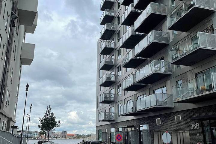 Ganze Wohnung, Neue und helle Wohnung an der Havnepromenade von Aalborg in Aalborg, Limfjord in Nordjütland