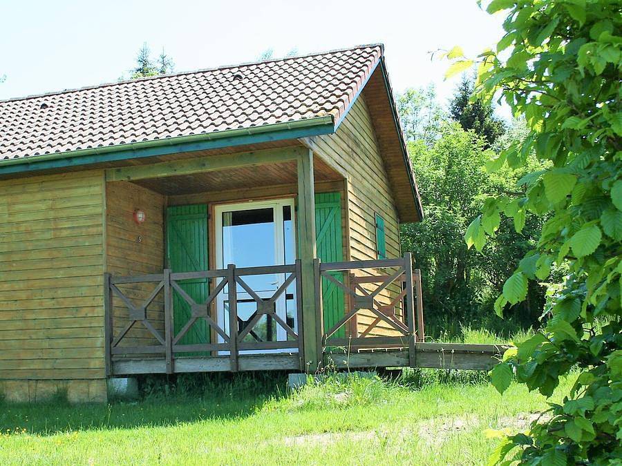 Camping Le Saint Eloy - Chalet 4 persons in Saint-Germain-l'Herm, Livradois-Forez Regional Nature Park