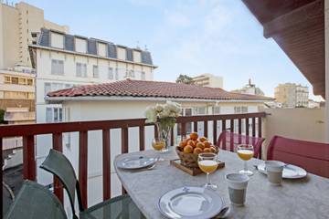 Gîte pour 4 personnes, avec balcon, animaux acceptés dans Plage du Port-Vieux