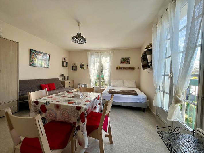 Ganzes Studio, Helles Studio im Zentrum von La Roche-Posay mit WIFI, Waschmaschine, Geschirrspüler, Haustiere erlaubt in La Roche-Posay, Vienne