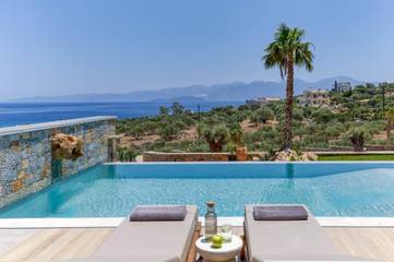 Cottage pour 6 personnes, avec balcon/terrasse dans Elounda