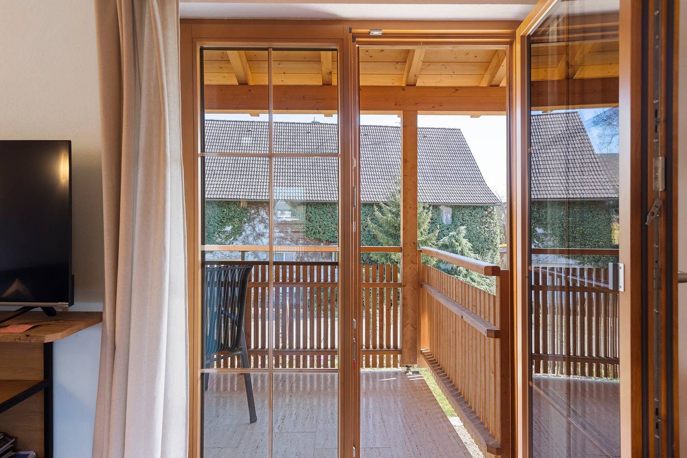 Appartement entier, Appartement Landlust au bord du lac avec jardin commun, balcon et Wi-Fi in Öhningen, Untersee