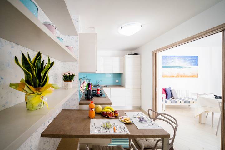 Gîte pour 5 personnes, avec terrasse dans Marina di Pescoluse - 4