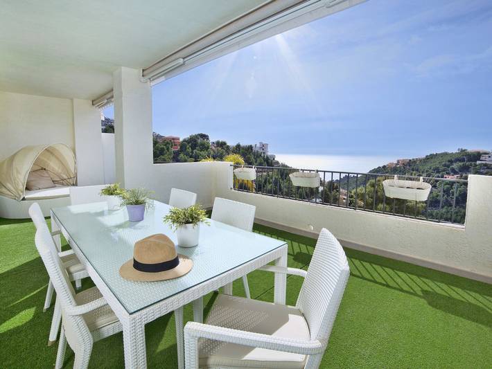 Ferienwohnung für 4 Personen, mit Balkon und Terrasse sowie Ausblick in Altea Hills