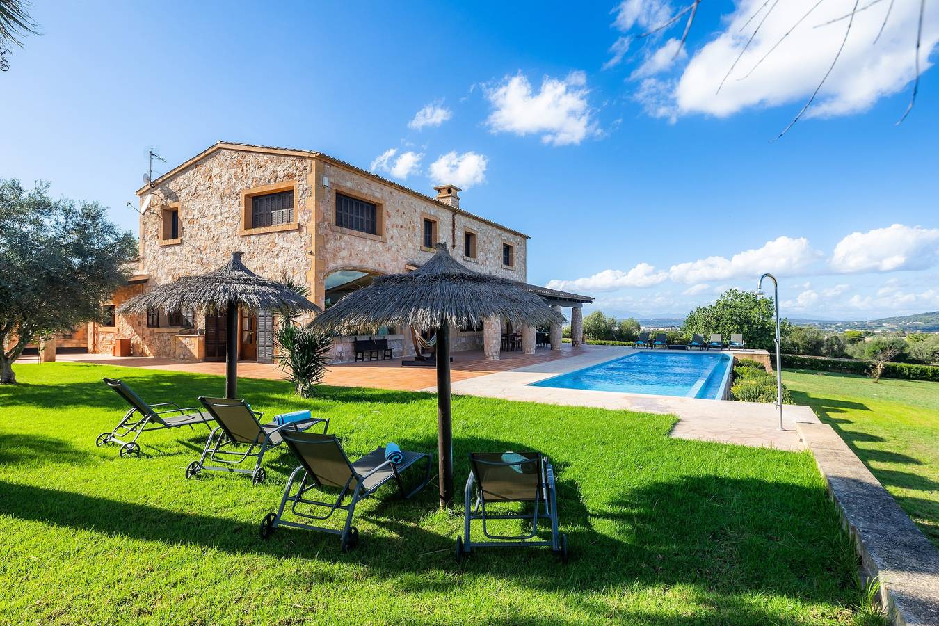 Villa "Es Turonet" com vista para a montanha, piscina privada e Wi-Fi in Manacor, Maiorca (Leste)