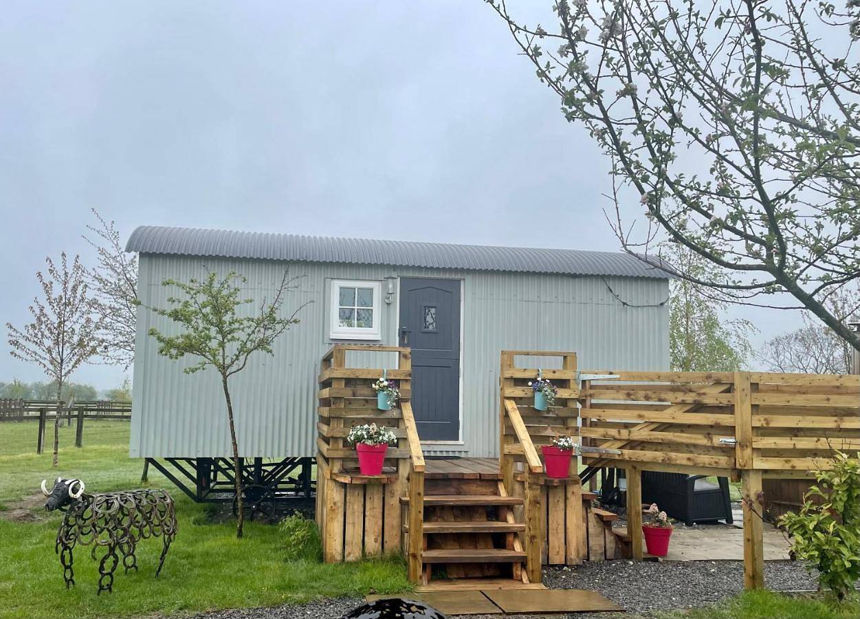 Shepherds Hut - Garden View in North Yorkshire