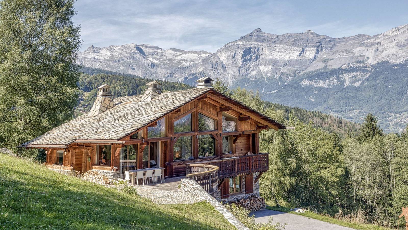 Chalet voor 10 personen met balkon in Les Houches, Mont Blanc-massief