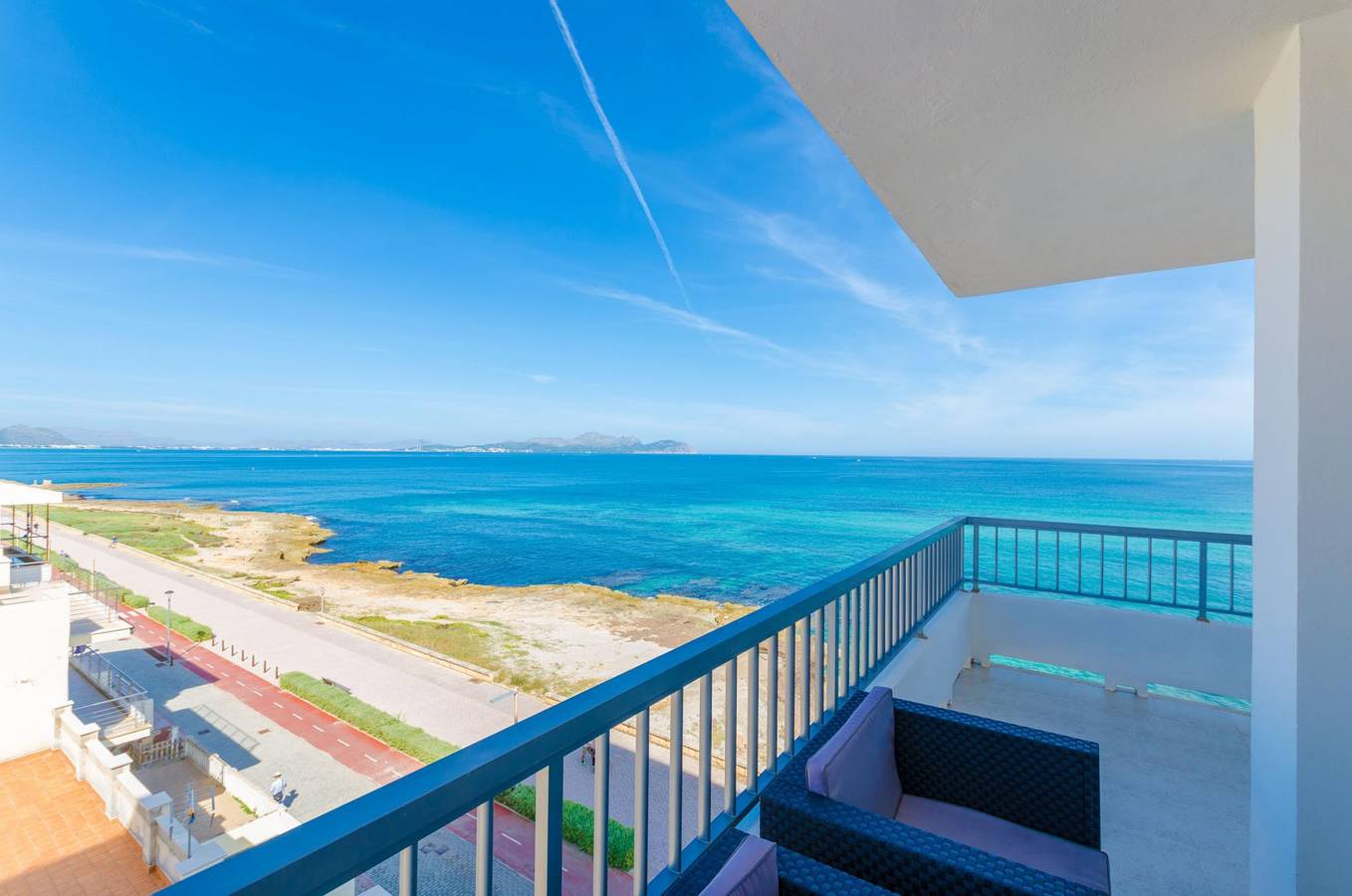 Ganze Ferienwohnung, Boston - Apartment mit Meerblick in Ca'n Picafort. Wifi gratis in Playa de Son Bauló, Santa Margalida