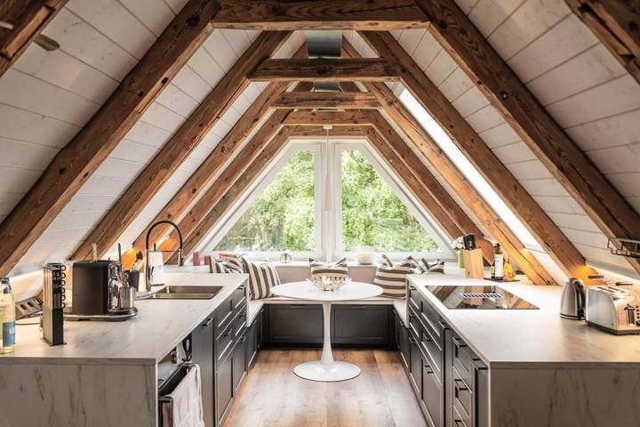 Ferienwohnung für 6 Personen, mit Garten und Ausblick