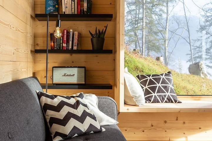 Chalet pour 4 personnes, avec jardin et balcon dans Brandnertal