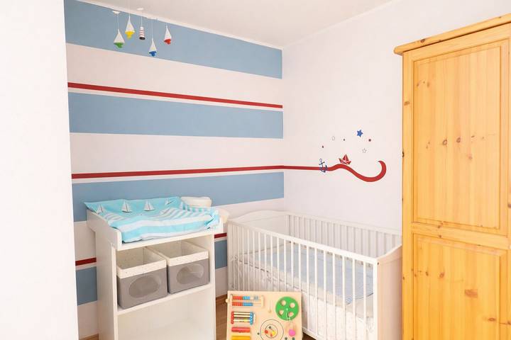 Ferienwohnung für 4 Personen, mit Balkon und Terrasse sowie Garten und Ausblick in Schillig - 3