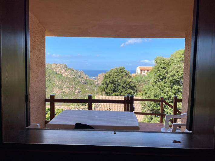 Appartement de vacances pour 2 personnes, avec piscine ainsi que balcon et vue