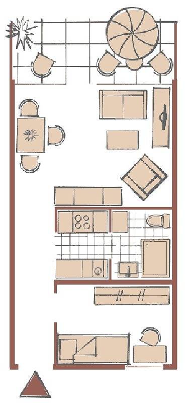 Ganze Wohnung, Wohnung 22 im Haus "Atlantis" in Großenbrode mit Meerblick, Balkon, direkt am Meer -  ideal für bis zu 3 Personen. Jetzt Urlaub planen. in Großenbrode, Ostholstein