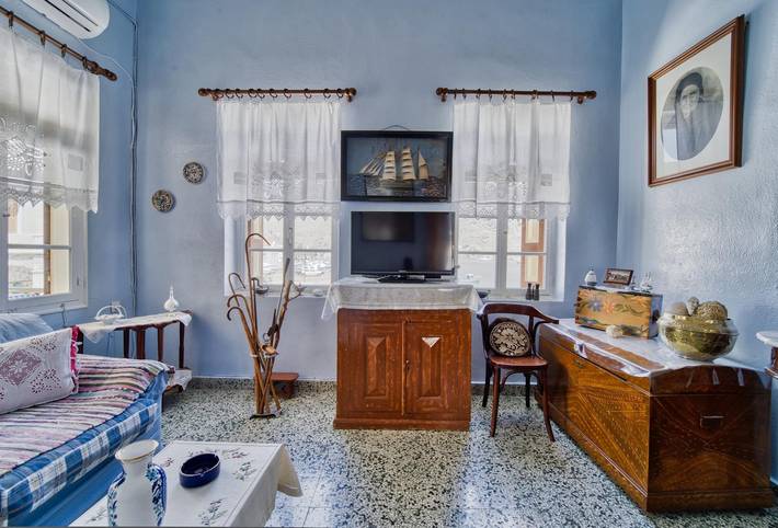 Location de vacances pour 2 personnes, avec vue sur l’océan et terrasse dans Symi - 4