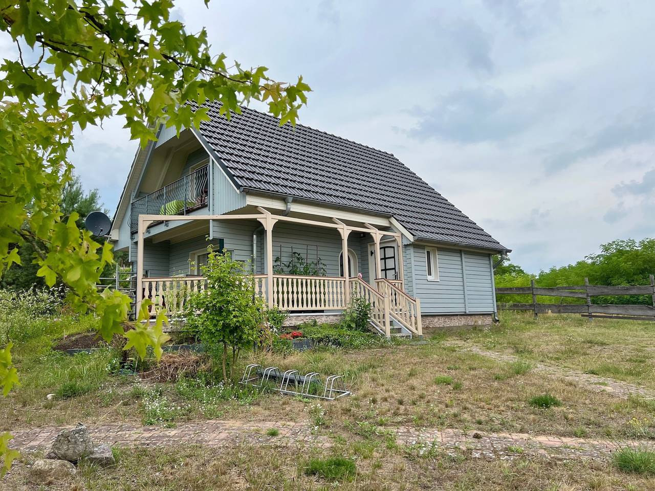 Ferienhaus 'Erdgeschoss' mit privater Terrasse, Garten und Wi-Fi in Niederfinow, Barnimerland Region