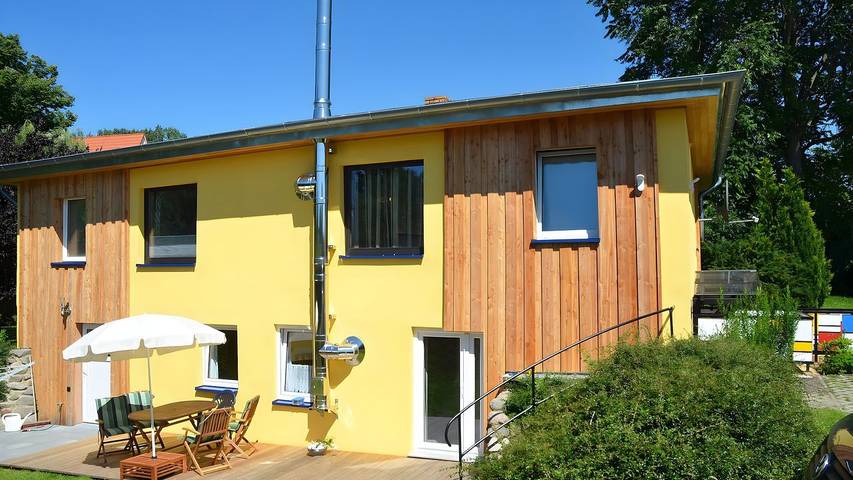 Ferienwohnung für 4 Personen, mit Garten, mit Haustier in Am Schwarzen Busch