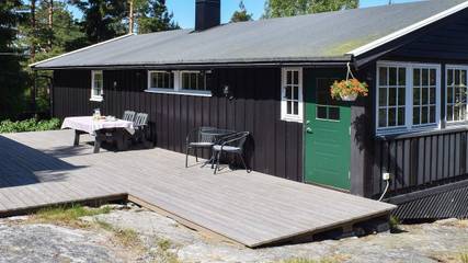 Ferienhaus für 5 Personen, mit Terrasse in Halden