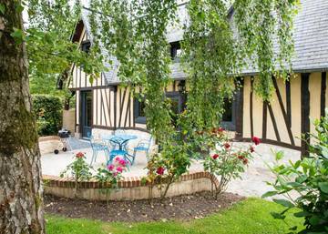 Gîte pour 4 personnes, avec jardin et vue à Villequier