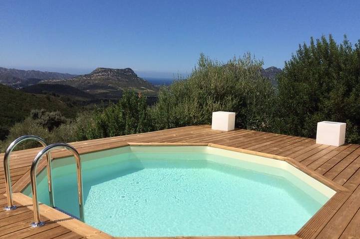 Location de vacances pour 2 personnes, avec Terrasse à Poggio-d'Oletta