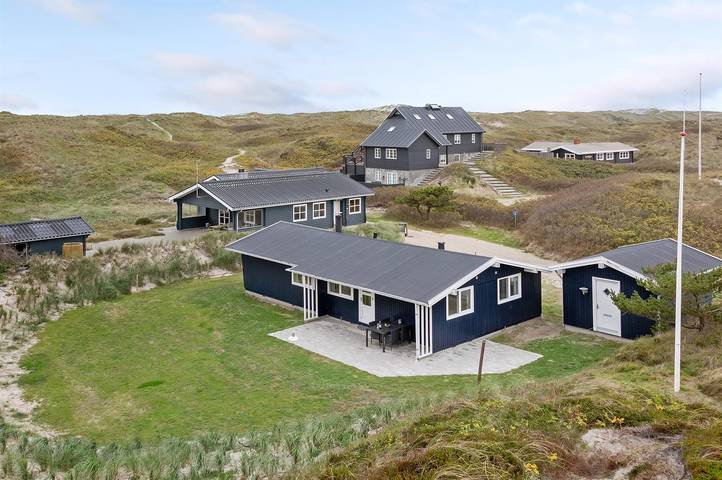 Ferienhaus mit Meerblick für 6 Personen, mit Terrasse in Vejers Strand