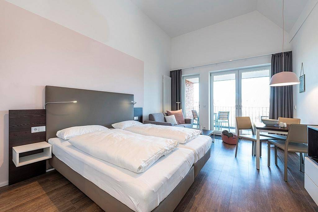 Geheel appartement, Tolles Ferienapartment in Strandnähe mit geschützter Loggia und Sauna im Haus! in Langeoog