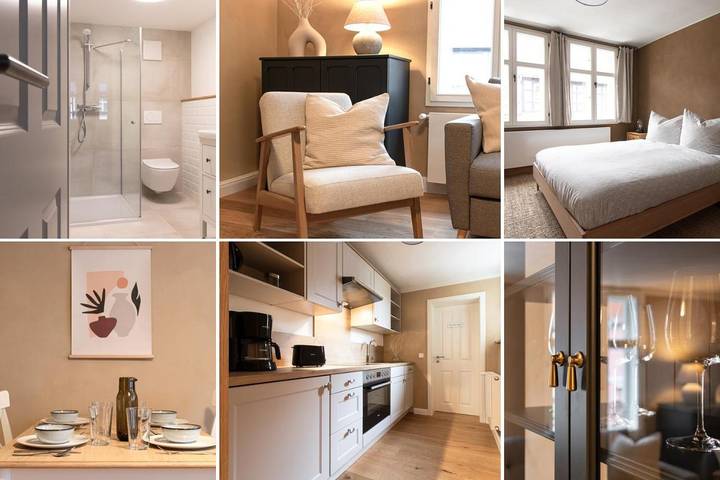 Ferienwohnung für 6 Personen, mit Ausblick und Terrasse in Tangermünde