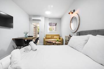 Gîte pour 2 personnes, avec terrasse et vue à Ashdod