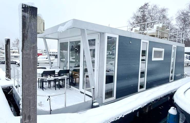 Chalet für 4 Personen, mit Terrasse und Balkon/Terrasse in Nordholland