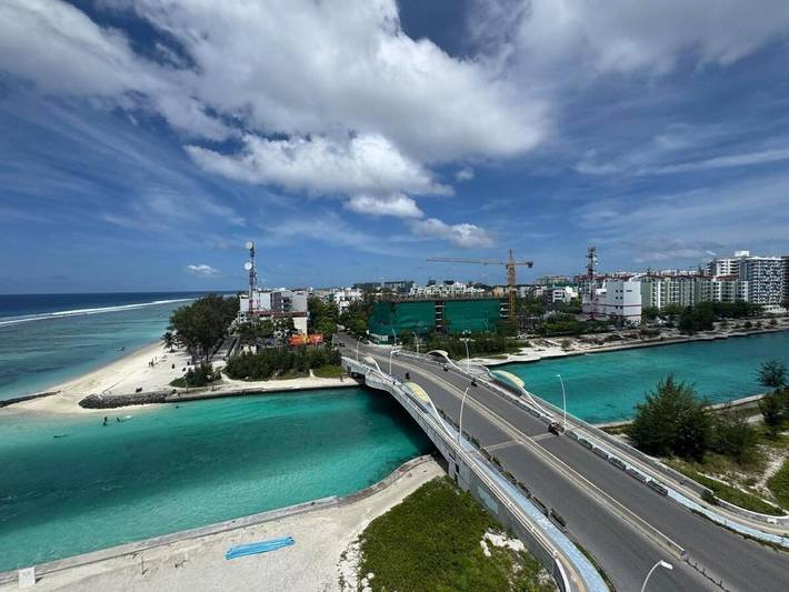 Casa de férias para 6 pessoas, com vista e varanda e ainda vista para o lago em Maldivas