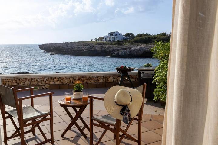 Ferienhaus für 6 Personen, mit Pool und Garten sowie Ausblick, mit Haustier in Cala Blanca