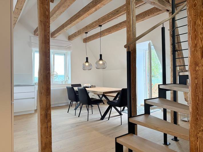 Ganze Wohnung, Großzügige Ferienwohnung Lieblingsplatz mit Terrasse am See in Überlingen in Badestrand Bodensee Yachtclub Überlingen, Überlingen
