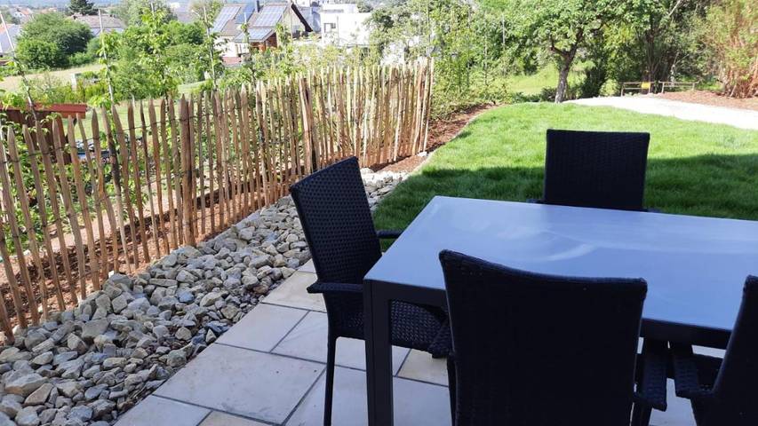 Ferienwohnung für 4 Personen, mit Balkon und Terrasse sowie Garten und Ausblick in Losheim am See - 3