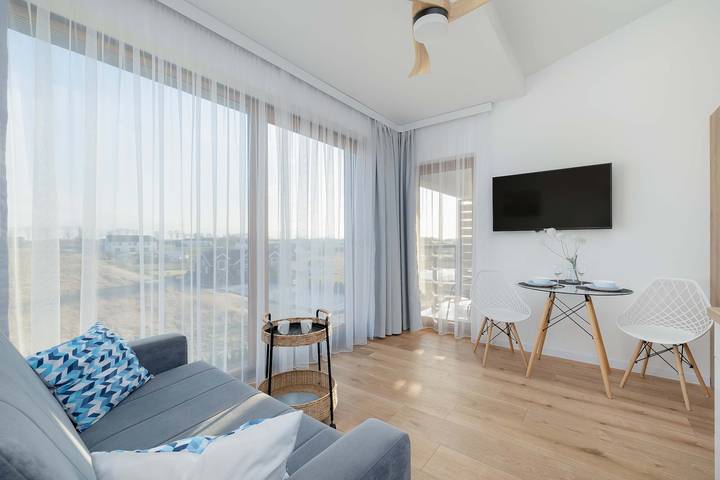 Apartament wakacyjny dla 4 osób, z Ogród w Sarbinowo