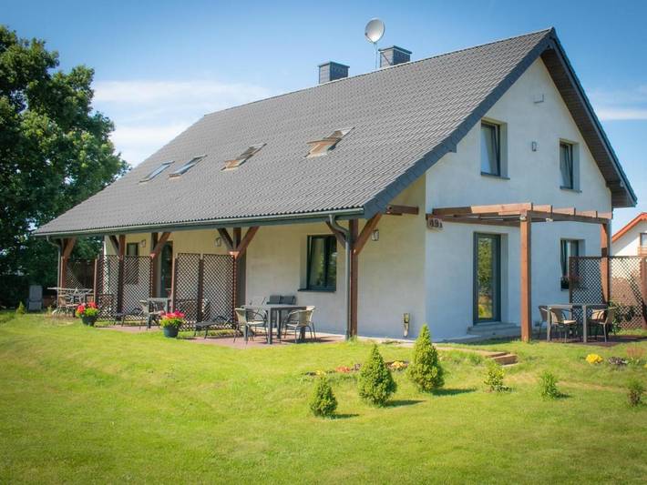 Ferienwohnung für 4 Personen, mit Ausblick und Garten