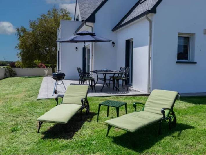 Maison de vacances pour 5 personnes, avec sauna ainsi que jardin et balcon à Saint-Pabu