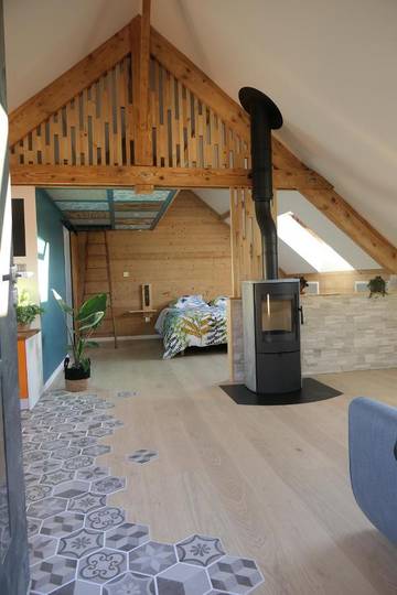 Gîte pour 4 personnes, avec jardin à Boussy