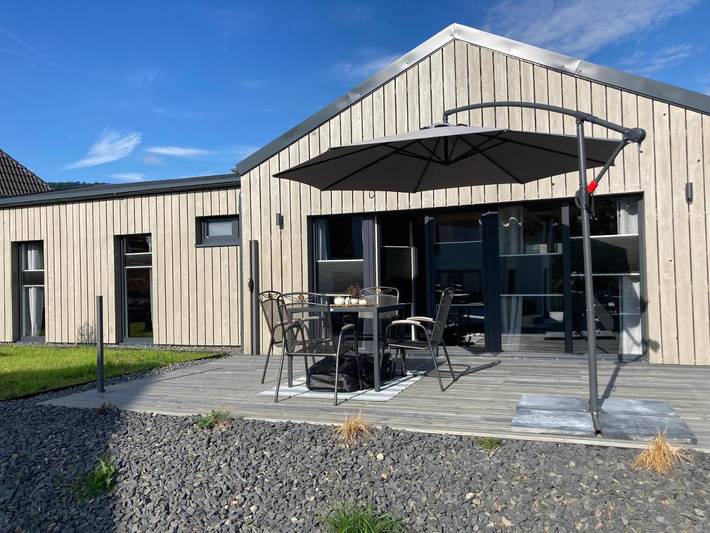 Ferienhaus für 6 Personen, mit Terrasse und Garten sowie Ausblick in Wanfried
