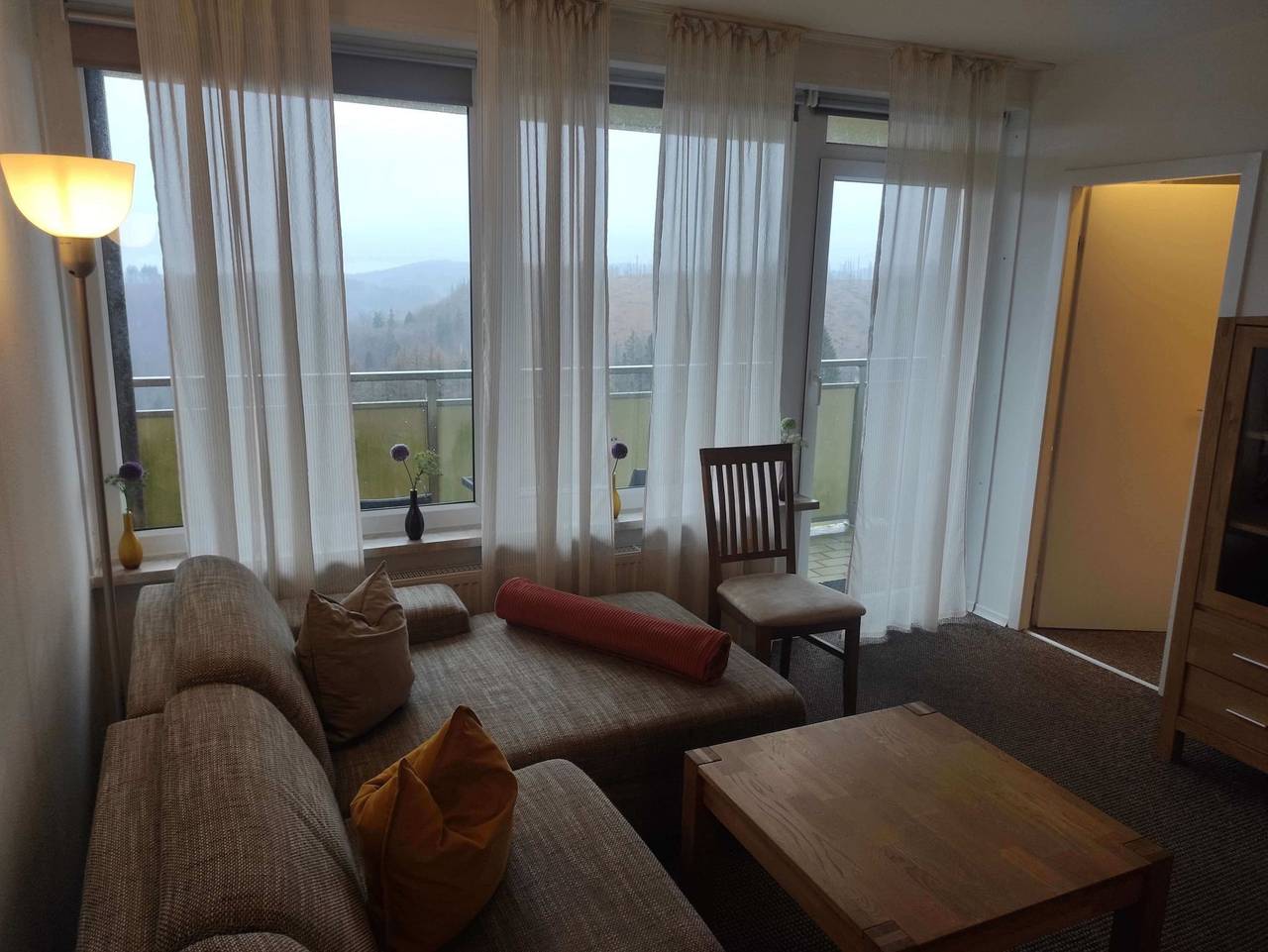 Ganze Ferienwohnung, Ferienapartment mit Schwimmbad und Bergblick in Hohegeiß, Harzvorland