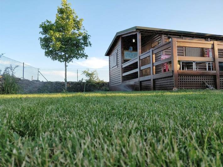 Camping para 4 personas, con jardín y vistas, Se admiten mascotas en Castilla y León