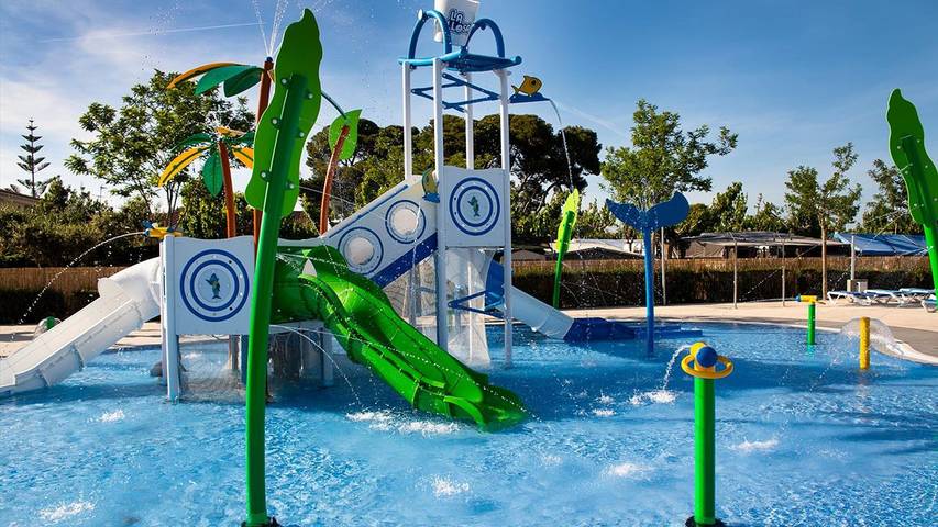 Camping für 7 Personen, mit Garten und Pool, mit Haustier an der Costa Dorada