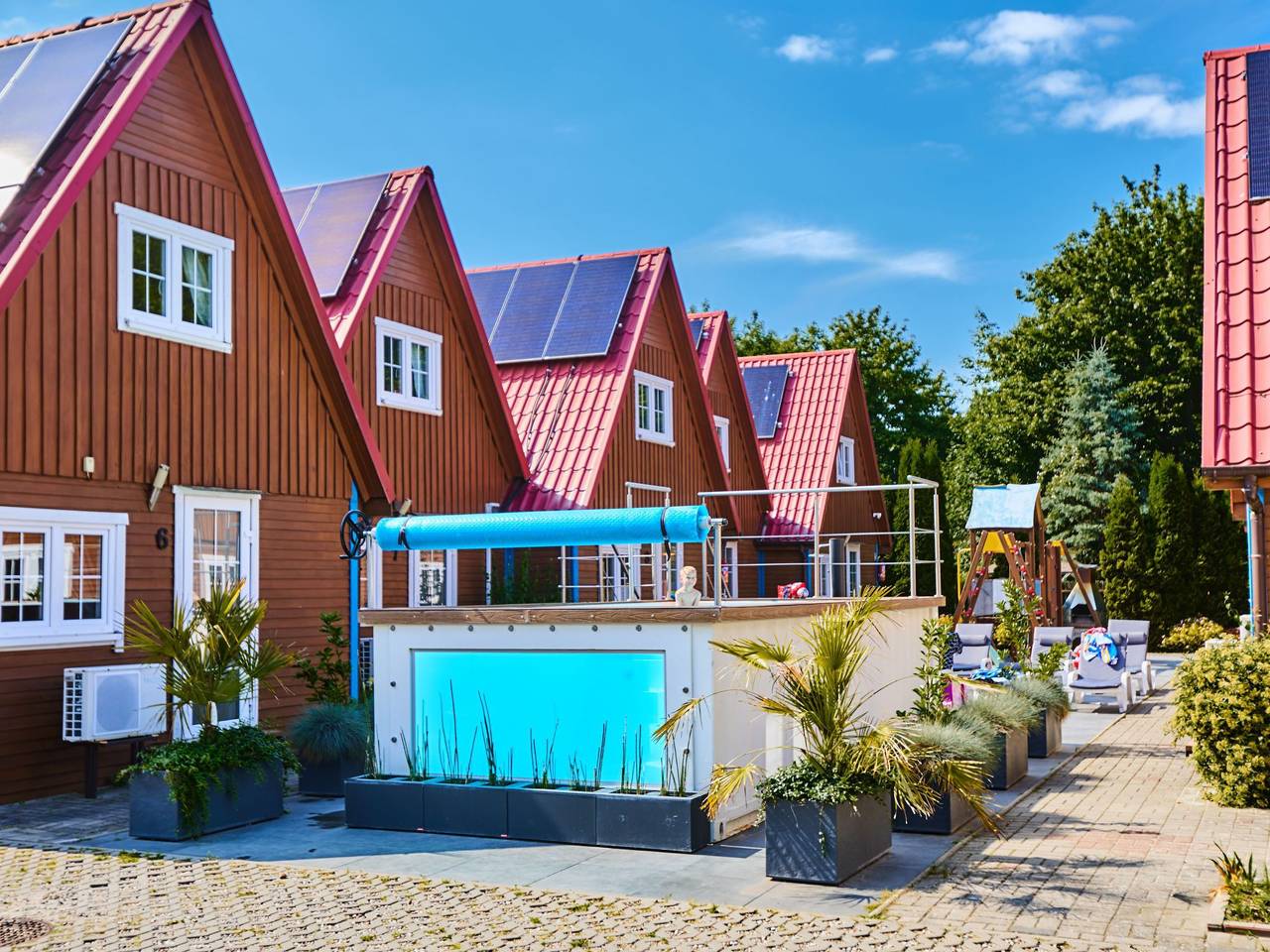 Bootshaus mit beheiztem Pool in Rewal, Powiat gryficki