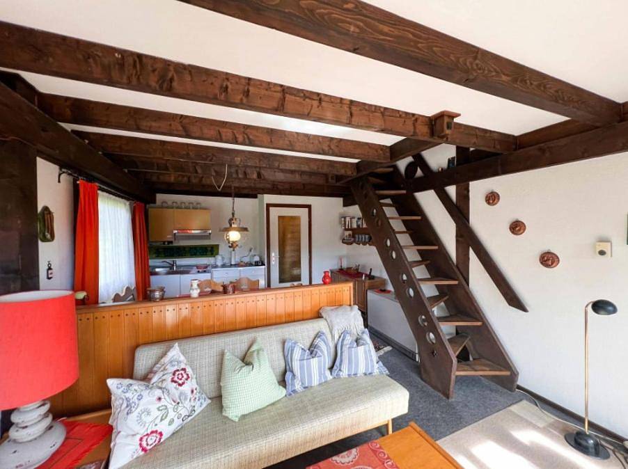 Ganze Wohnung, Ferienwohnung Schimmer mit Bergblick im ruhigen, naturverbundenen Ferienpark Vorauf, Siegsdorf in Siegsdorf, Bayerische Alpen