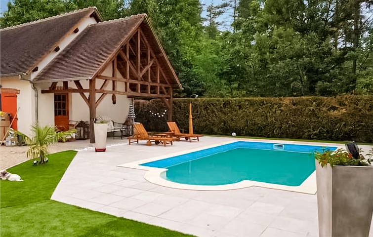Maison de vacances pour 8 personnes, avec terrasse ainsi que piscine et jardin dans le Loir-et-Cher - 4